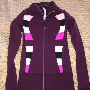 Plum lululemon jacket. Size 2